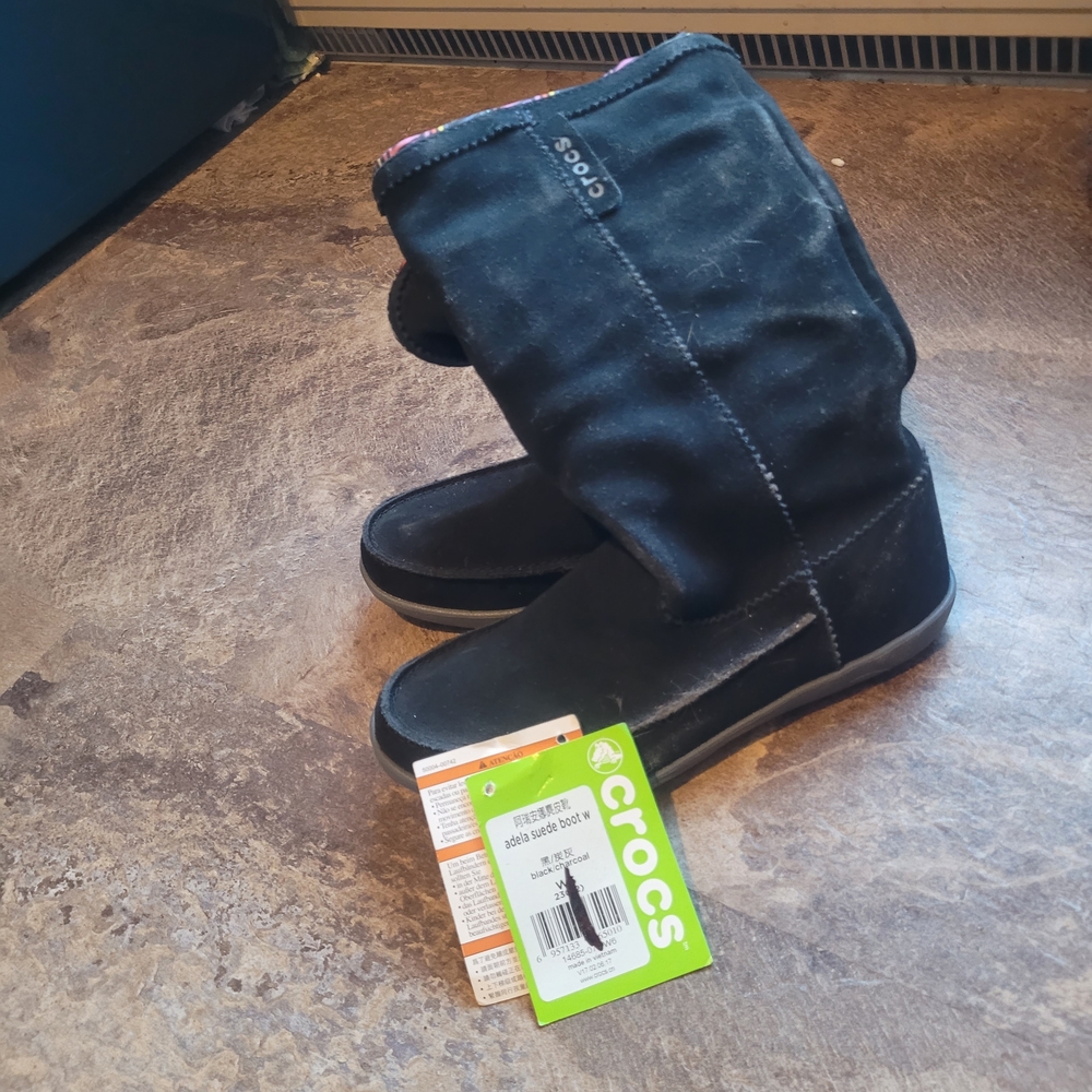 CROCS Black Casual Boots